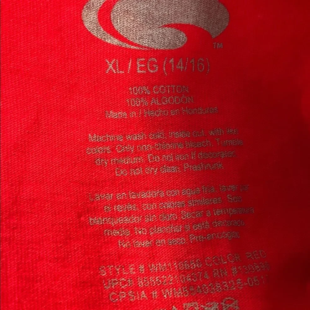 Russell Athletic Red Kids Graphic Lifeguard Tee